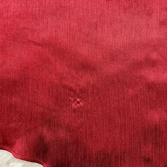 Torrid Red Goddess Halter Top Tank Flowy Shirt Satin Plus Size 3X - Picture 4 of 6